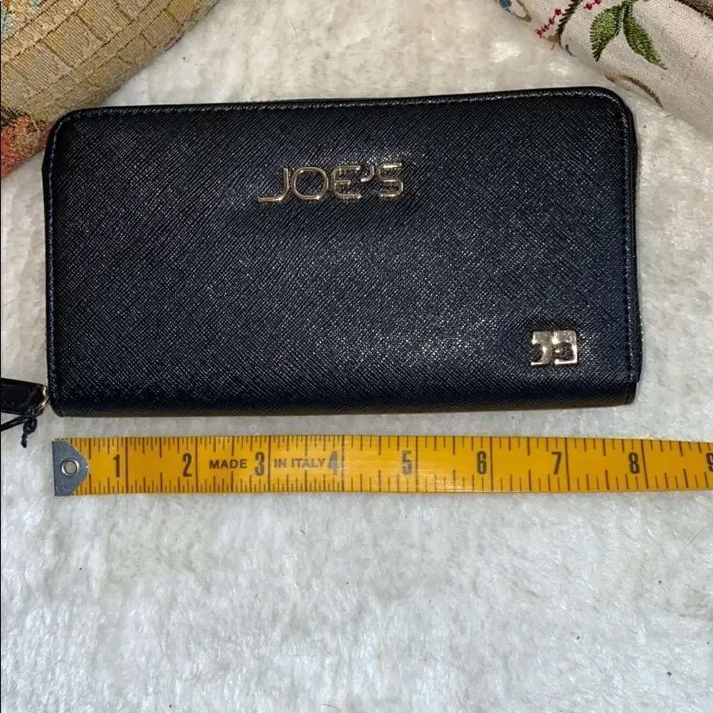 Joe’s vegan leather clutch wallet